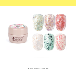 Vopsea gel seria „Minerale și Cristale” GDCOCO