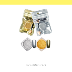 Pudră/Pigment oglindă cu aplicator ROSALIND