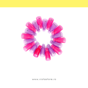 Clipsuri pentru îndepărtarea ojei semipermanente