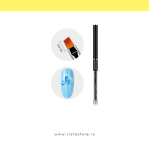 Pensulă plată unghiulară ROSALIND