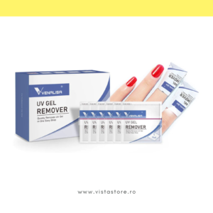 Șervețele îmbibate pentru îndepărtarea gelului de unghii VENALISA