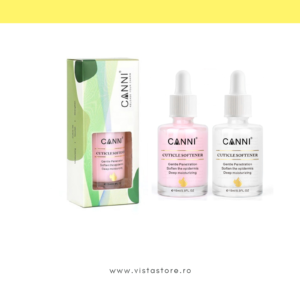 Gel profesional pentru îndepărtarea/înmuierea cuticulelor Cuticle Softener CANNI cu pipetă – 15 ml.