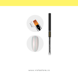 Pensulă plată cu margini drepte ROSALIND